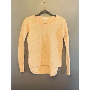 Madewell Women's Brown Knit BOHO Sweater XS Cotton Blend A78